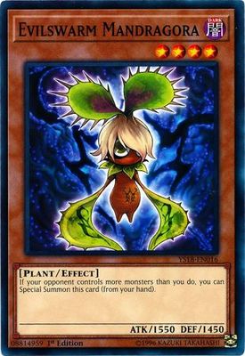Evilswarm Mandragora - YS18-EN016 - Common 1st Edition Starter Deck: Codebreaker Singles