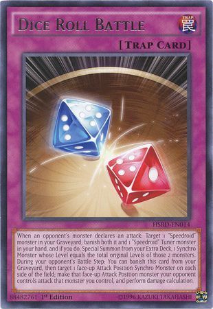Dice Roll Battle - HSRD-EN014 - Rare 1st Edition High-Speed Riders 1st Edition Singles