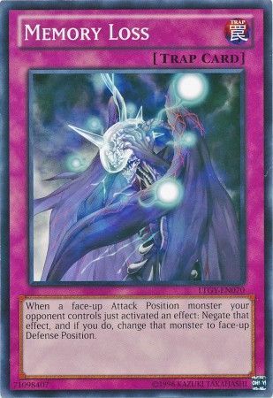 Memory Loss - LTGY-EN070 - Common Unlimited Lord of the Tachyon Galaxy Unlimited Singles