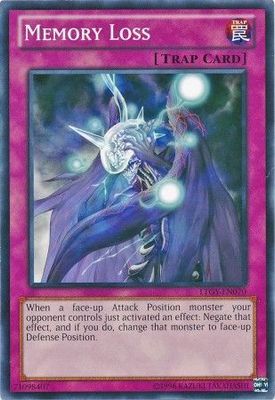 Memory Loss - LTGY-EN070 - Common Unlimited Lord of the Tachyon Galaxy Unlimited Singles