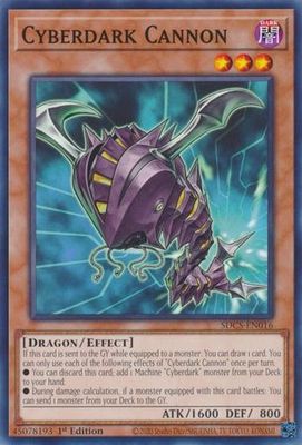 Cyberdark Cannon - SDCS-EN016 - Common 1st Edition Structure Deck: Cyber Strike 1st Edition Singles