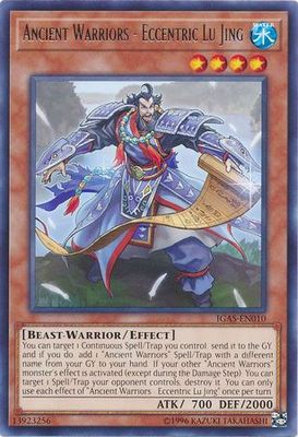 Ancient Warriors - Eccentric Lu Jing - IGAS-EN010 - Rare Unlimited Ignition Assault Unlimited Singles