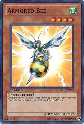 Armored Bee - PRC1-EN007 - Super Rare 1st Edition Yu-Gi-Oh! Promo Cards