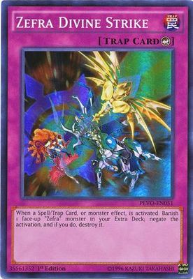 Zefra Divine Strike - PEVO-EN051 - Super Rare 1st Edition Pendulum Evolution Singles