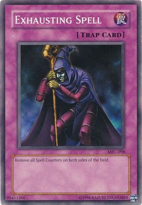 Exhausting Spell - MFC-098 - Common Unlimited Magician&#39;s Force [MFC] Unlimited Singles