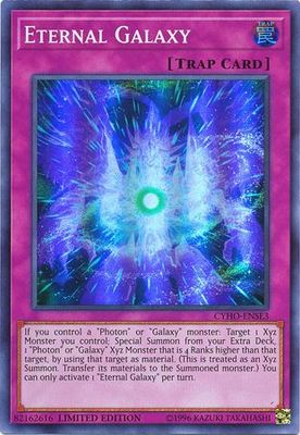 Eternal Galaxy - CYHO-ENSE3 - Super Rare Limited Edition Cybernetic Horizon 1st Edition Singles