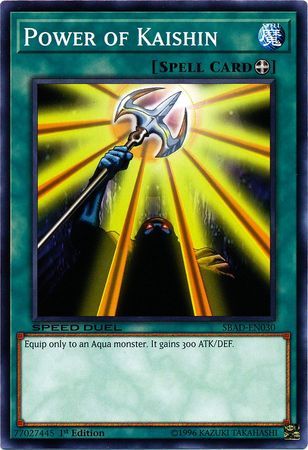 Power of Kaishin - SBAD-EN030 - Common 1st Edition Speed Duel: Attack from the Deep Singles