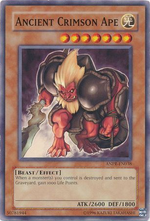 Ancient Crimson Ape - ANPR-EN038 - Common Unlimited Ancient Prophecy [ANPR] Unlimited Singles