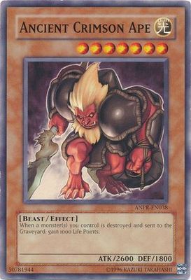 Ancient Crimson Ape - ANPR-EN038 - Common Unlimited Ancient Prophecy [ANPR] Unlimited Singles