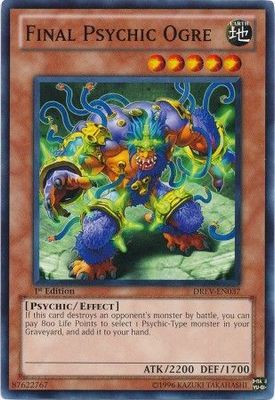 Final Psychic Ogre - DREV-EN037 - Common 1st Edition Duelist Revolution 1st Edition Singles