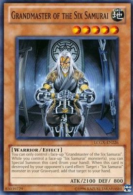 Grandmaster of the Six Samurai - LCGX-EN226 - Common Unlimited Legendary Collection 2 Unlimited Singles