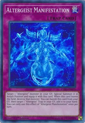 Altergeist Manifestation - EXFO-EN070 - Super Rare 1st Edition Extreme Force [EXFO] 1st Edition Singles