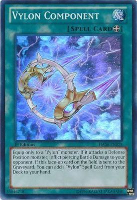 Vylon Component - HA06-EN025 - Super Rare 1st Edition Hidden Arsenal 6: Omega Xyz 1st Edition Singles (espanol)