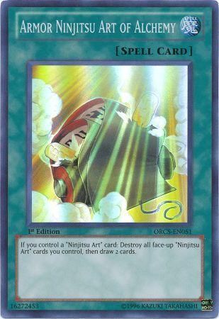 Armor Ninjitsu Art of Alchemy - ORCS-EN051 - Super Rare 1st Edition Order of Chaos 1st Edition Singles