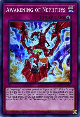 Awakening of Nephthys - HISU-EN011 - Super Rare 1st Edition Hidden Summoners Singles