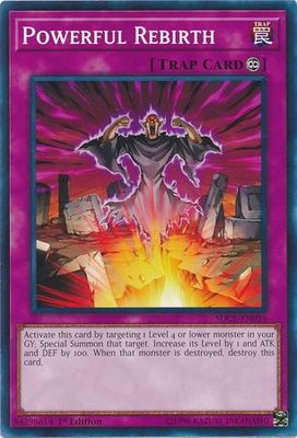 Powerful Rebirth - SDCL-EN034 - Common 1st Edition Cyberse Link Singles (espanol)