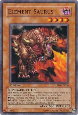 Element Saurus - RDS-EN014 - Common 1st Edition Rise of Destiny [RDS] 1st Edition Singles