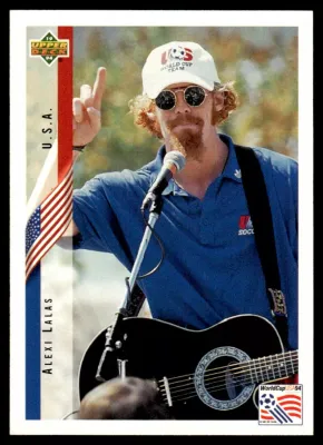 1994 Upper Deck World Cup Contenders Eng Esp ALEXI LALAS #6 USA
