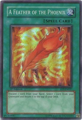 A Feather of the Phoenix - FET-EN037 - Super Rare 1st Edition Flaming Eternity [FET] 1st Edition Singles