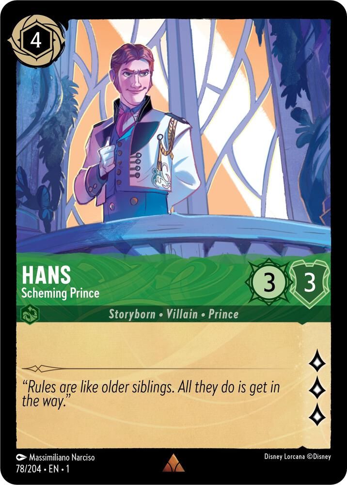 Hans - Scheming Prince - The First Chapter (1) The First Chapter