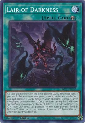 Lair of Darkness - EGS1-EN032 - Common 1st Edition Egyptian God Deck: Silfer the Sky Dragon 1st Edition Singles