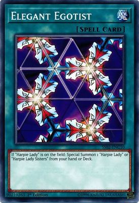Elegant Egotist - SS02-ENC10 - Common 1st Edition Speed Duel Starter Decks: Duelists of Tomorrow Singles