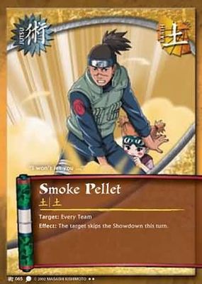 Smoke Pellet - J-065 - Rare Naruto: Coils of the Snake