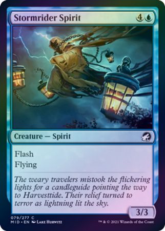 Stormrider Spirit 079/277 - Foil Innistrad: Midnight Hunt Foil Singles