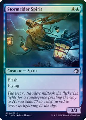 Stormrider Spirit 079/277 - Foil Innistrad: Midnight Hunt Foil Singles