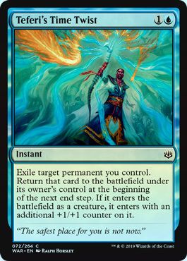 Teferi&#39;s Time Twist 072/264 - Foil War of the Spark Foil Singles