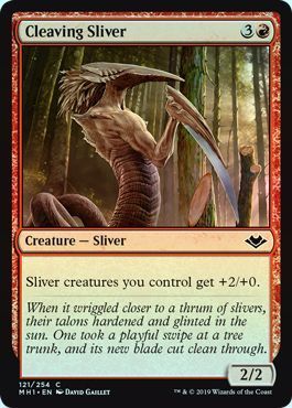 Cleaving Sliver 121/254 - Foil Modern Horizons Foil Singles