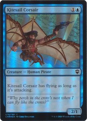 Kitesail Corsair 076/361 - Foil Commander Legends Foil Singles