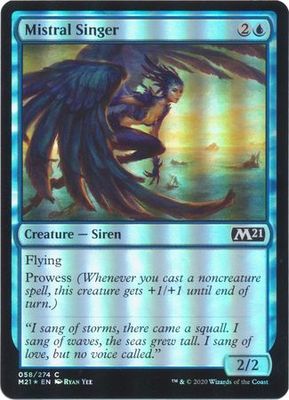 Mistral Singer 058/274 - Foil Magic 2021 (M21) Foil Singles (Español)