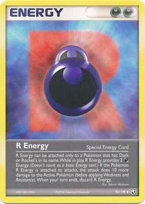 R Energy - 95/109 - Uncommon Ex Team Rocket Returns Singles