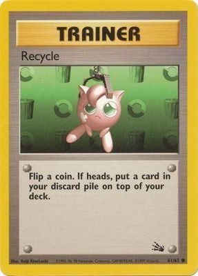 Recycle - 61/62 - Common Unlimited Fossil Unlimited Singles