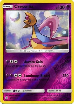 Cresselia - 87/236 - Uncommon Reverse Holo Sun &amp; Moon: Unified Minds Reverse Holo Singles