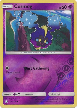 Cosmog - 64/149 - Common Reverse Holo Sun &amp; Moon (Base Set) Reverse Holo Singles