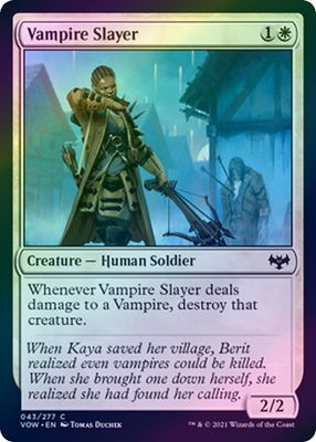 Vampire Slayer 043/277 - Foil Innistrad: Crimson Vow Foil Singles