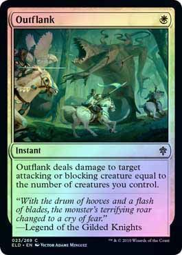Outflank 023/269 - Foil Throne of Eldraine Foil Singles