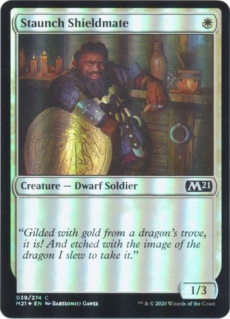 Staunch Shieldmate 039/274 - Foil Magic 2021 (M21) Foil Singles