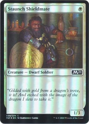 Staunch Shieldmate 039/274 - Foil Magic 2021 (M21) Foil Singles (Español)