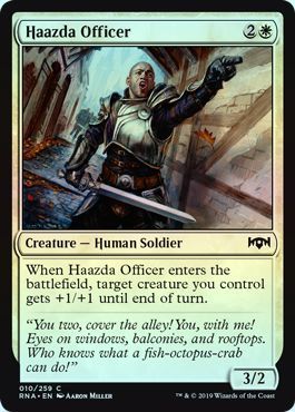 Haazda Officer 010/259 - Foil Ravnica Allegiance Foil Singles