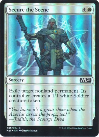 Secure the Scene 035/274 - Foil Magic 2021 (M21) Foil Singles
