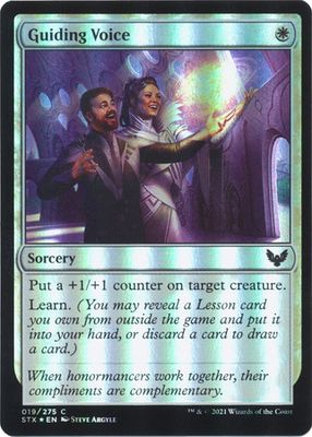 Guiding Voice 019/275 - Foil Strixhaven: School of Mages Foil Singles