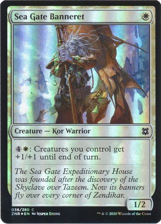 Sea Gate Banneret 036/280 - Foil Zendikar Rising Foil Singles