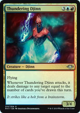 Thundering Djinn 215/254 - Modern Horizons Singles