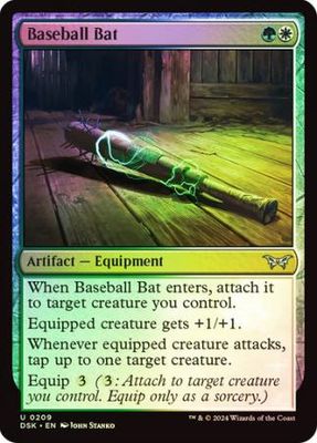 Baseball Bat 209 - Foil Duskmourn: House of Horror Foil Singles