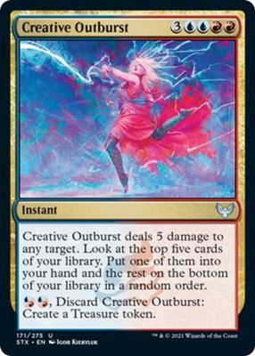 Creative Outburst 171/275 - Strixhaven: School of Mages Singles