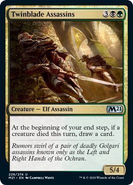 Twinblade Assassins 226/274 Magic 2021 (M21) Singles (Español)