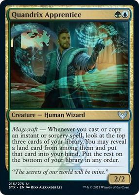 Quandrix Apprentice 216/275 - Strixhaven: School of Mages Singles (Español)